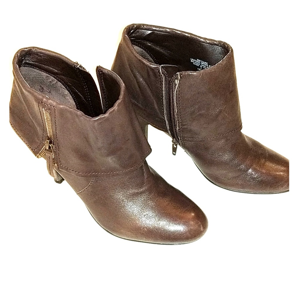 Brown booties